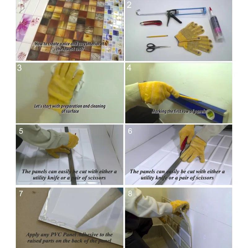 Adarrion Retro-Art 3D Wall Panels | Wild Stone | 38.7" x 25" | 33.59 sq.ft