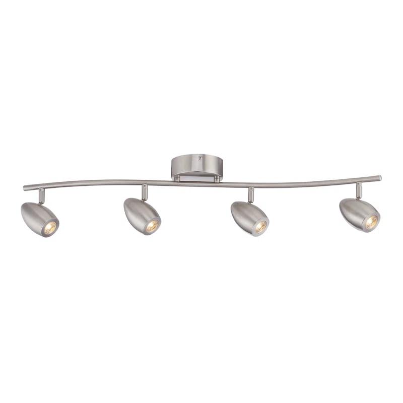 31.5'' 4 -Light Fixed Track Track Kit with Dimmable and Adjustable Head