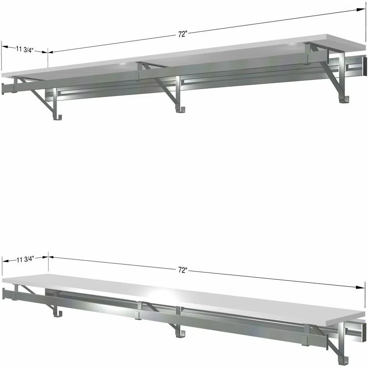 Arrange a Space Double Shelf-Hang Closet System
