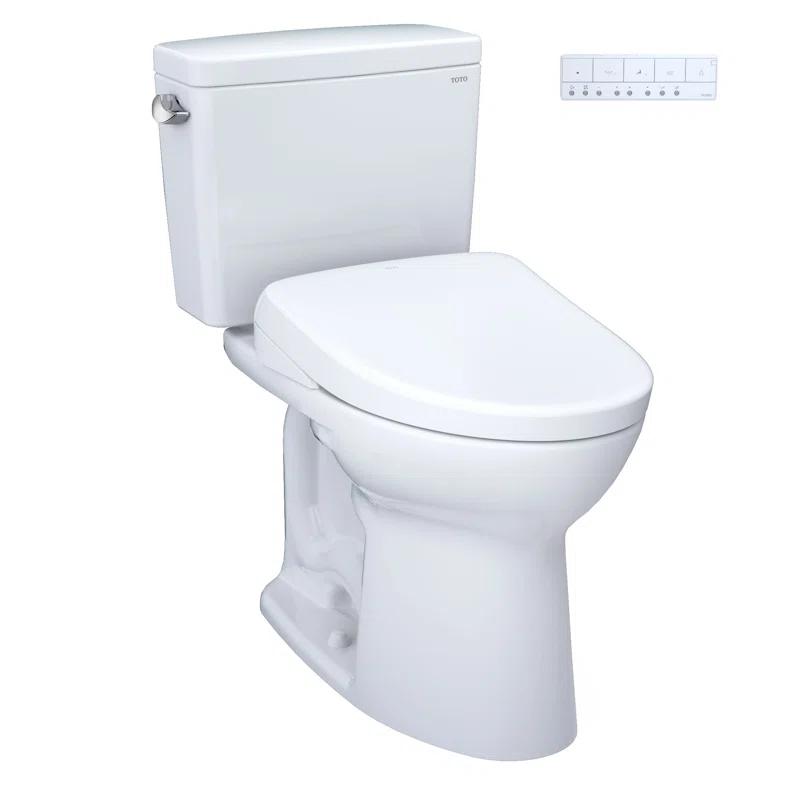 Drake® 1.6 GPF Elongated Floor Mounted Two-Piece Toilet (Seat Included) without Auto Flush