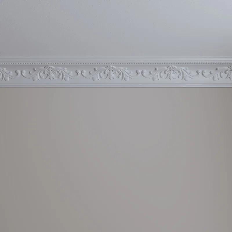 4 3/8"H x 4"P x 5 7/8"F x 94 1/2"L, (9 5/8" Repeat), Versailles Crown Moulding