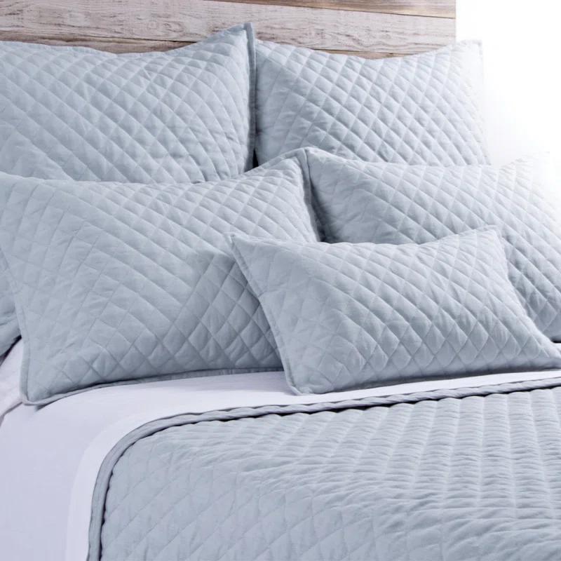 Hampton Quilted Sham by Pom Pom at Home - Cream / Standard