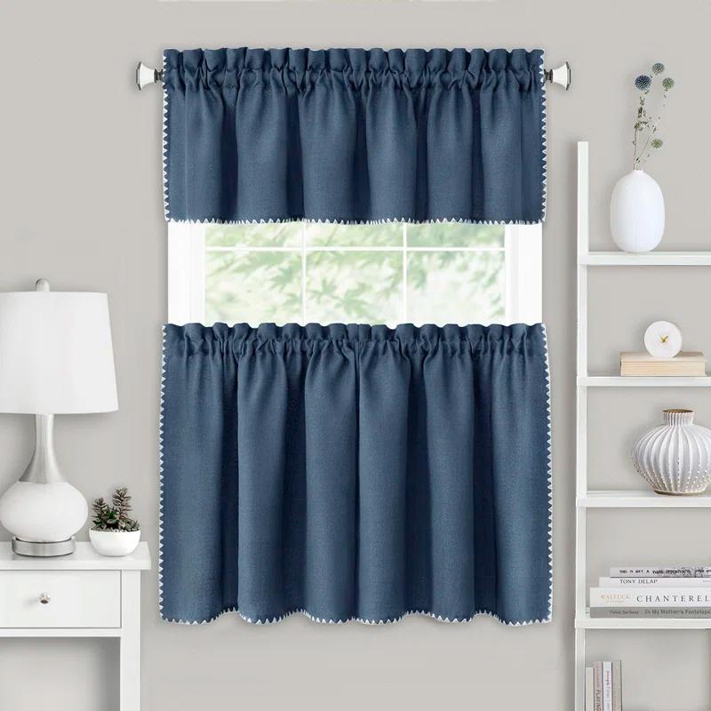 Achim Importing Co Tailored 58'' W Kitchen Curtain