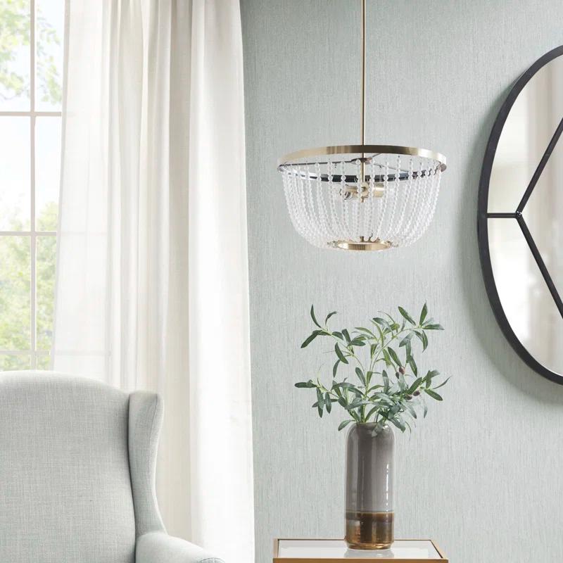 Hampton Hill Melrose 2-Light Beaded Chandelier
