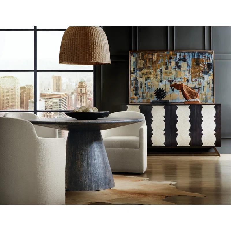 Hooker Furniture Commerce And Market 19.5'' H Polyester/Polyester Blend Upholstered Armchair