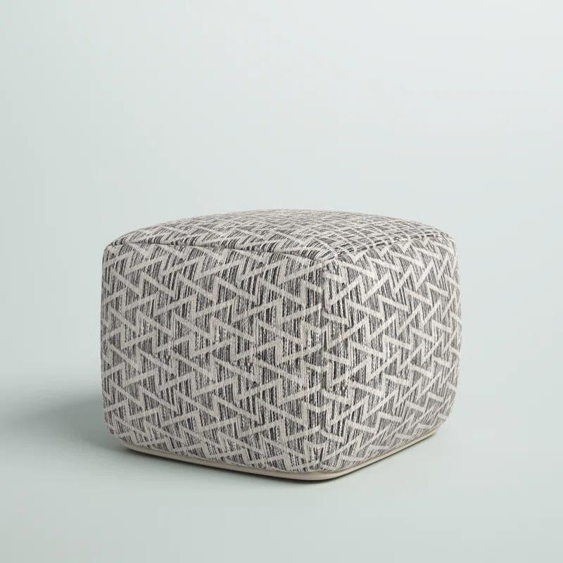 Union Rustic Jibria Upholstered Pouf