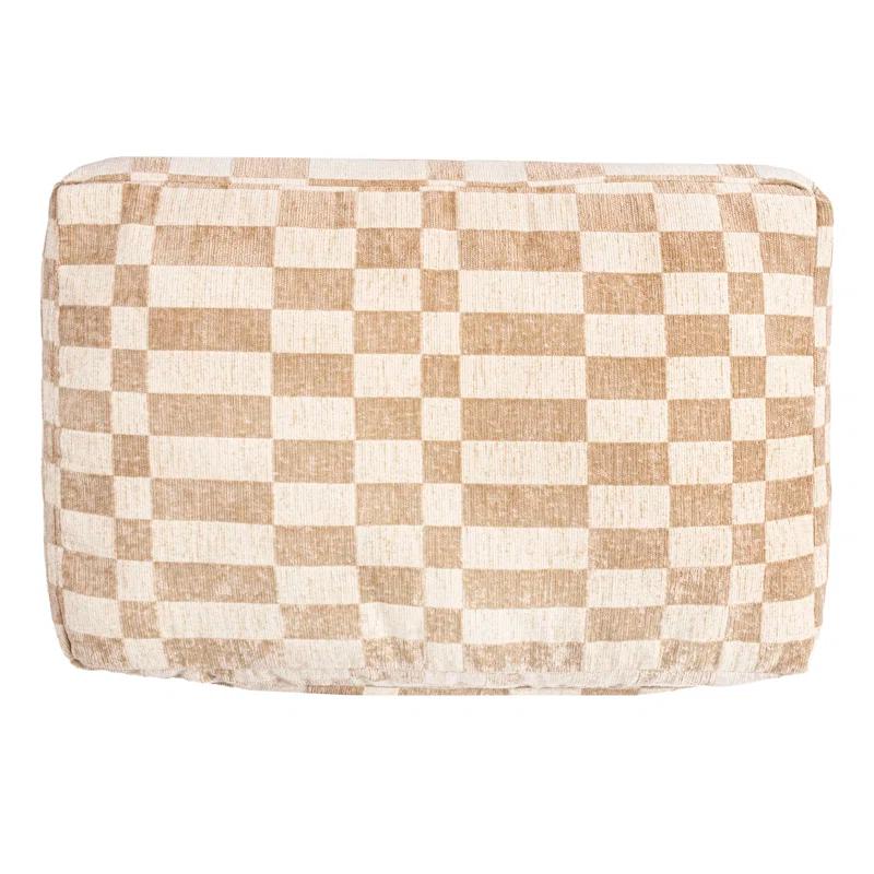 The Licker Store Mabel Designer Modern Ultra Soft Reversible Plush Rectangular Pet Bed with Washable Cover