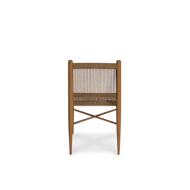 Montauk Solid Wood Ladder Back Side Chair in Praline