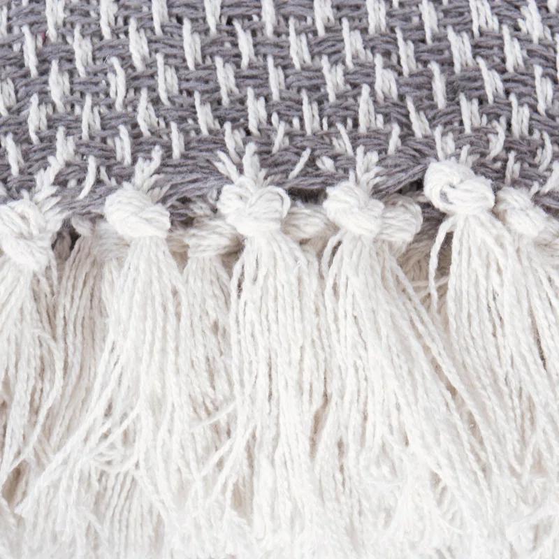 Design Imports Hand Woven Throw Blanket