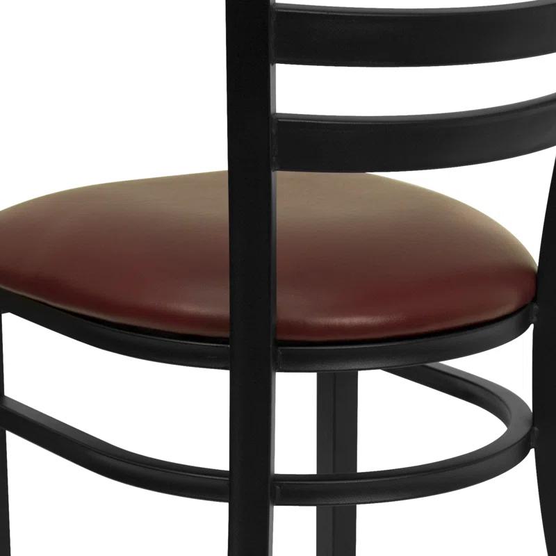 Flash Furniture Kendall Ladder Back Metal Restaurant Chair