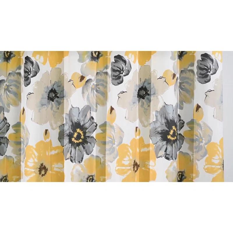 Lush Decor Leah Floral Shower Curtain