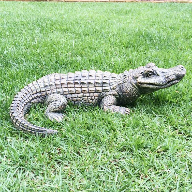 HomeStyles Life's A Beach Alligator Garden Statue