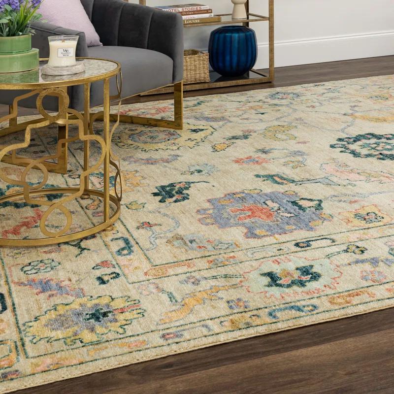 Karastan Karastan Rugs Mystique Cream Traditional Floral Area Rug