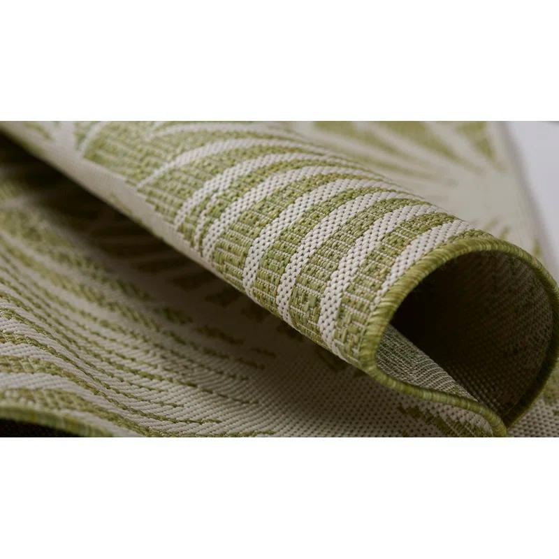 Novogratz Villa Floral Green/White Indoor / Outdoor Area Rug
