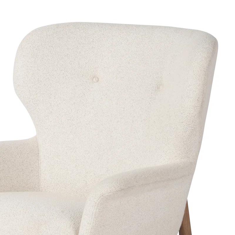 Elvie Upholstered Wingback Chair