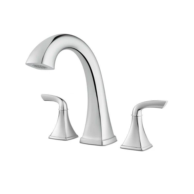 Bronson Double Handle Deck Mounted Roman Tub Faucet Trim