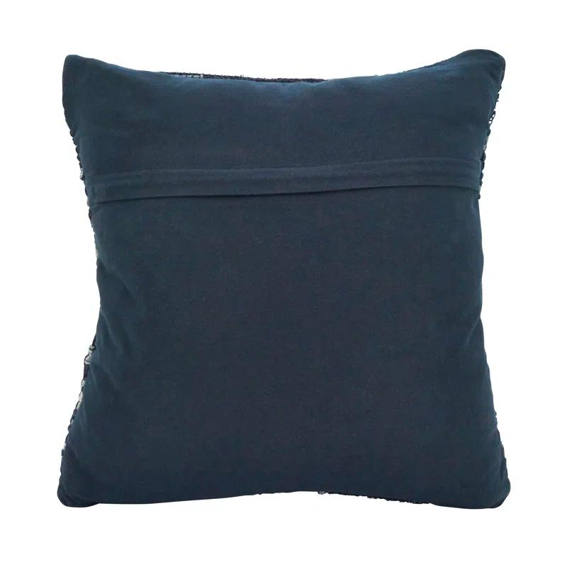 Saro Gênes Collection Abstract Cotton Throw Pillow