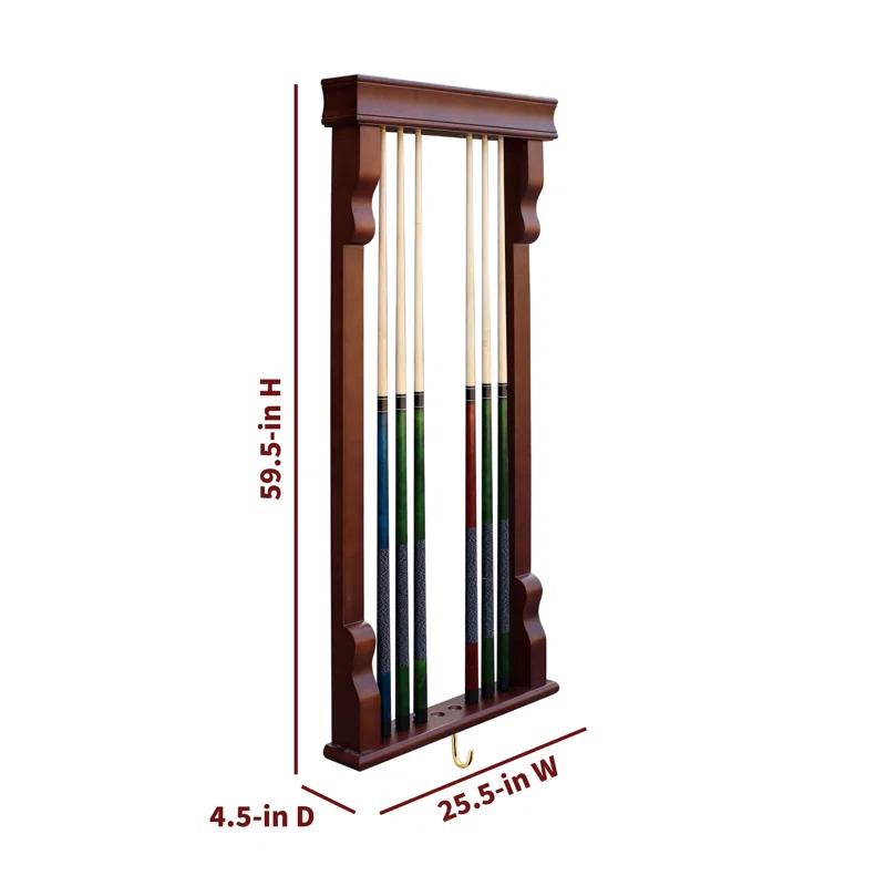 Wall Mounted Billiard Accessory Storage