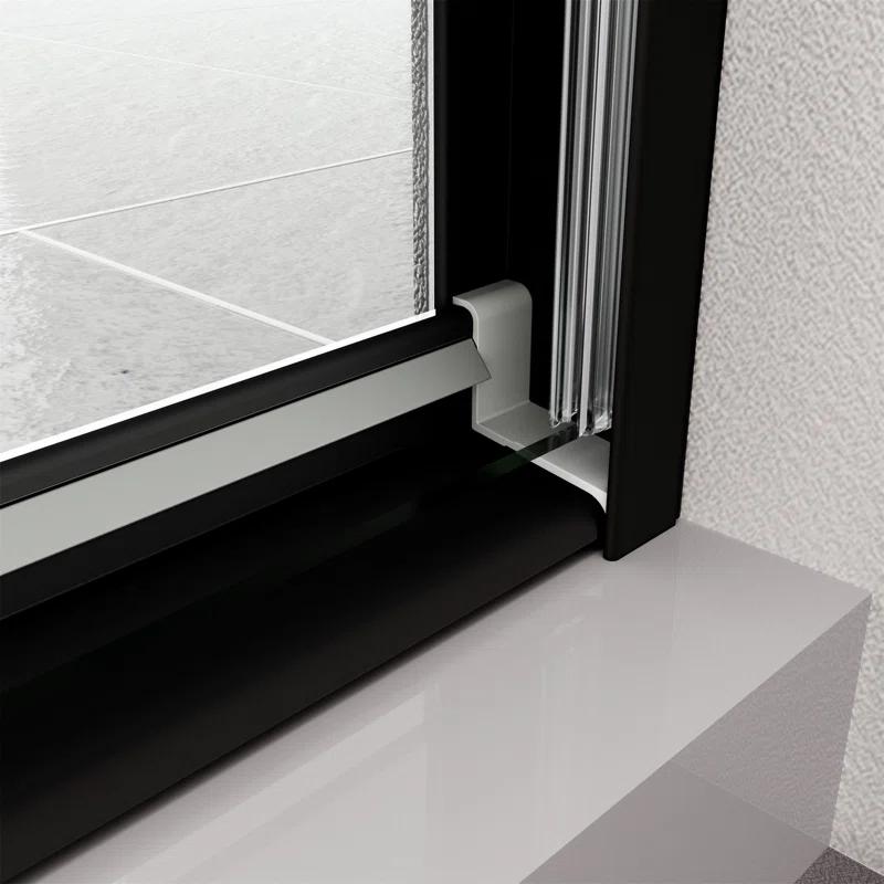 Bathtub Bypass Shower Door, Sliding Door, With 1/4" Tempered Glass
