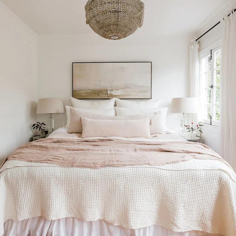 Bianca Velvet Pillow by Pom Pom at Home - Natural / Lumbar