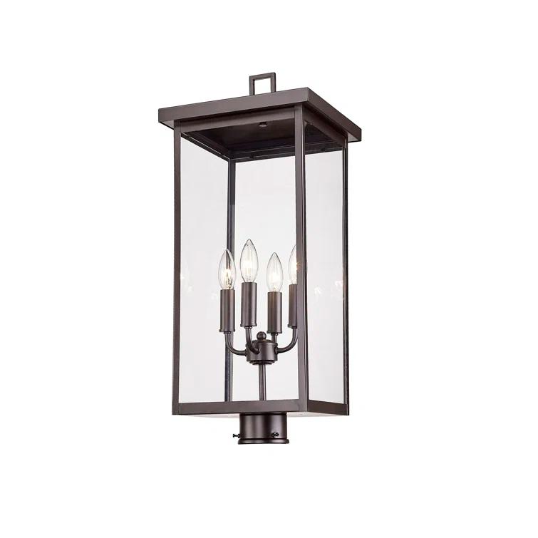 Millennium Lighting Barkeley 4 Light 26.13" Tall Outdoor Single Head Post Light