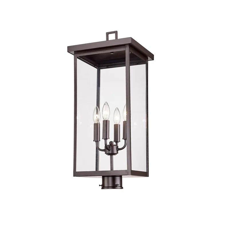 Barkeley 4 Light 26.13" Tall Outdoor Single Head Post Light
