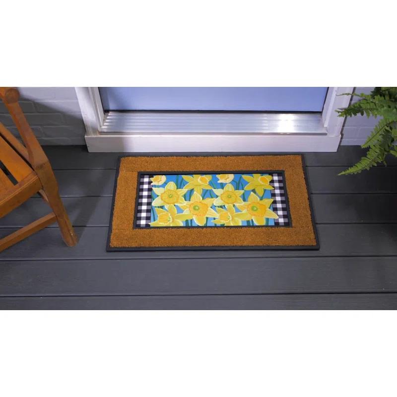 Evergreen Enterprises, Inc Sassafras Harvest & Winter Set of 5 Door Mats with Rubber Display Frame & Reviews | Wayfair