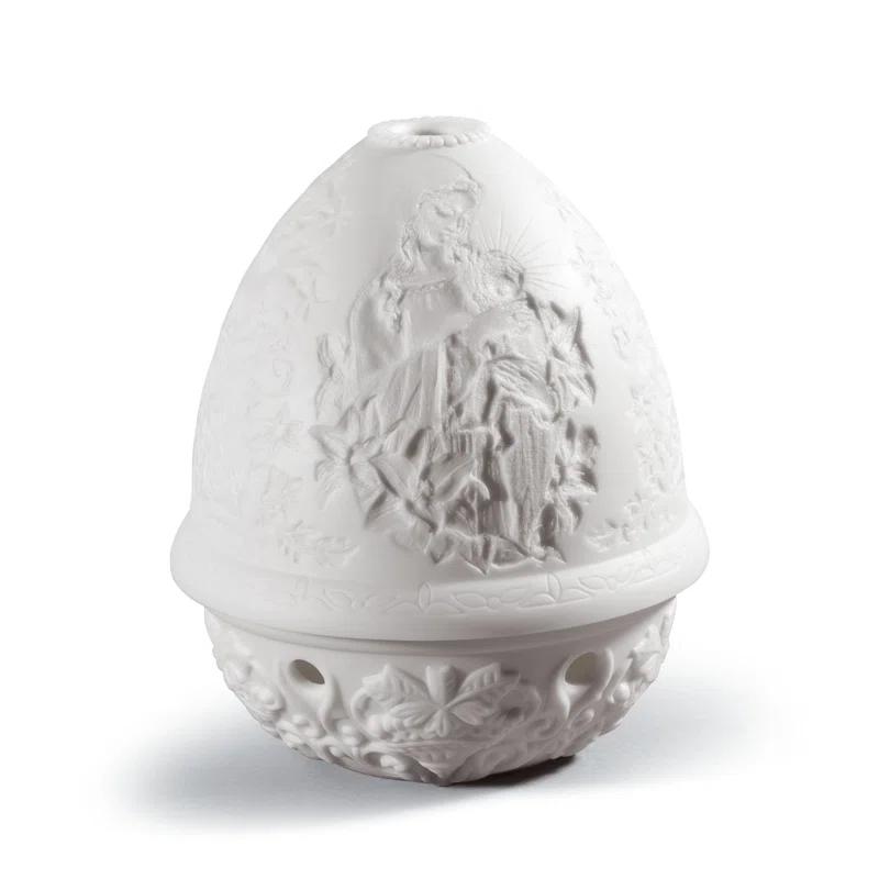 Lladro Madonna of the Flowers 4.72" Lithophane Novelty Light