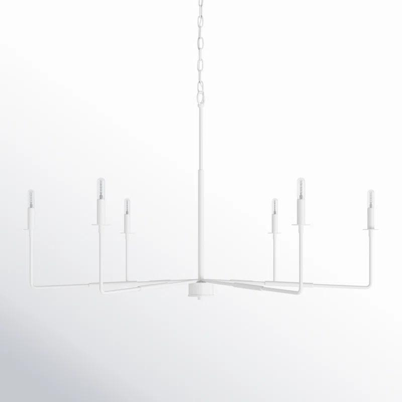 Alysa 6 - Light Dimmable Classic / Traditional Chandelier