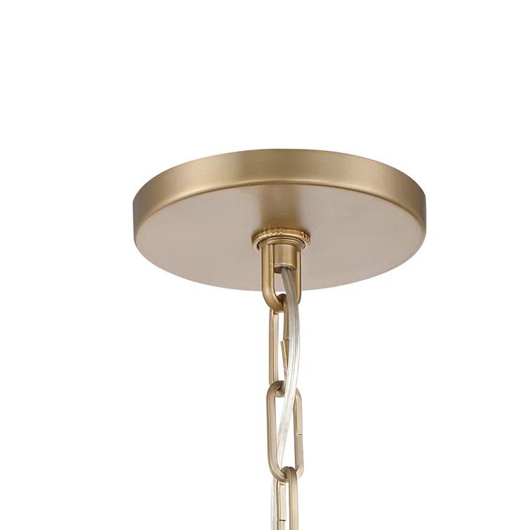 Crystorama Lighting Jennings 5 - Light Pendant in  Aged Brass