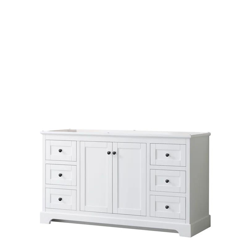Wyndham Collection Avery 59" Single Bathroom Vanity Base Only
