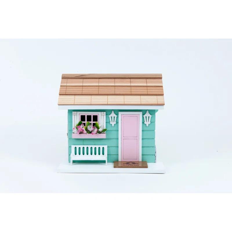 Nestling Series She Shed 7 in x 7.5 in x 6.5 in Birdhouse