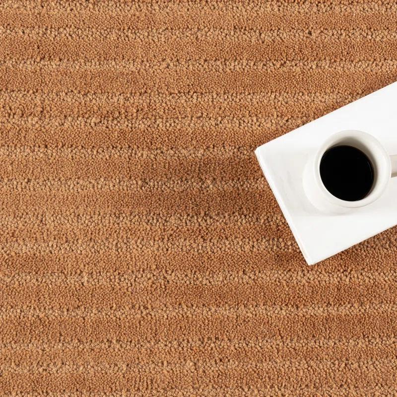 Ebern Designs Southwest Striped Wool Area Rug