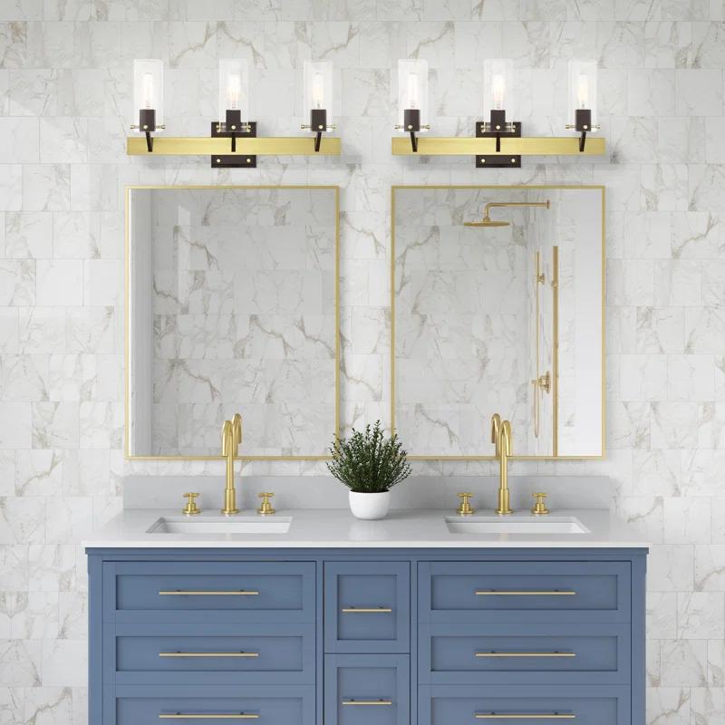 Everly Quinn Janine 3 - Light Dimmable Vanity Light