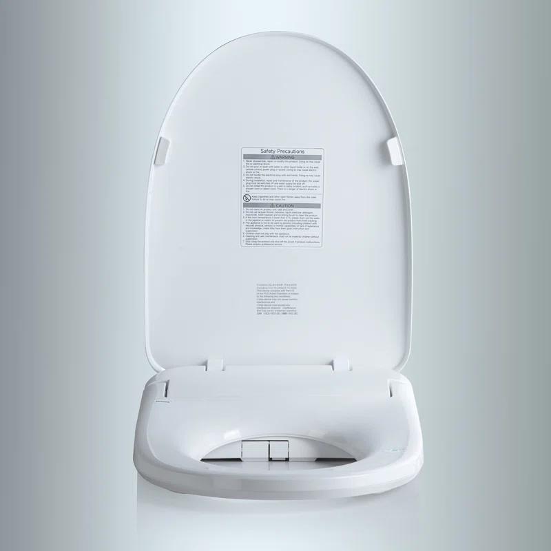 WoodBridge BID03 Smart Electric Bidet Seat: Auto Open/Close, Child Wash for Kids & Disabled via Wireless Remote, Heated Seat, Warm Water, Night Light & Deodorization