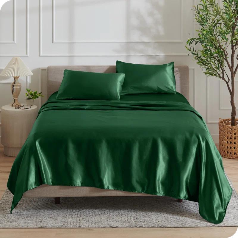 Bare Home Satin Sheet Set