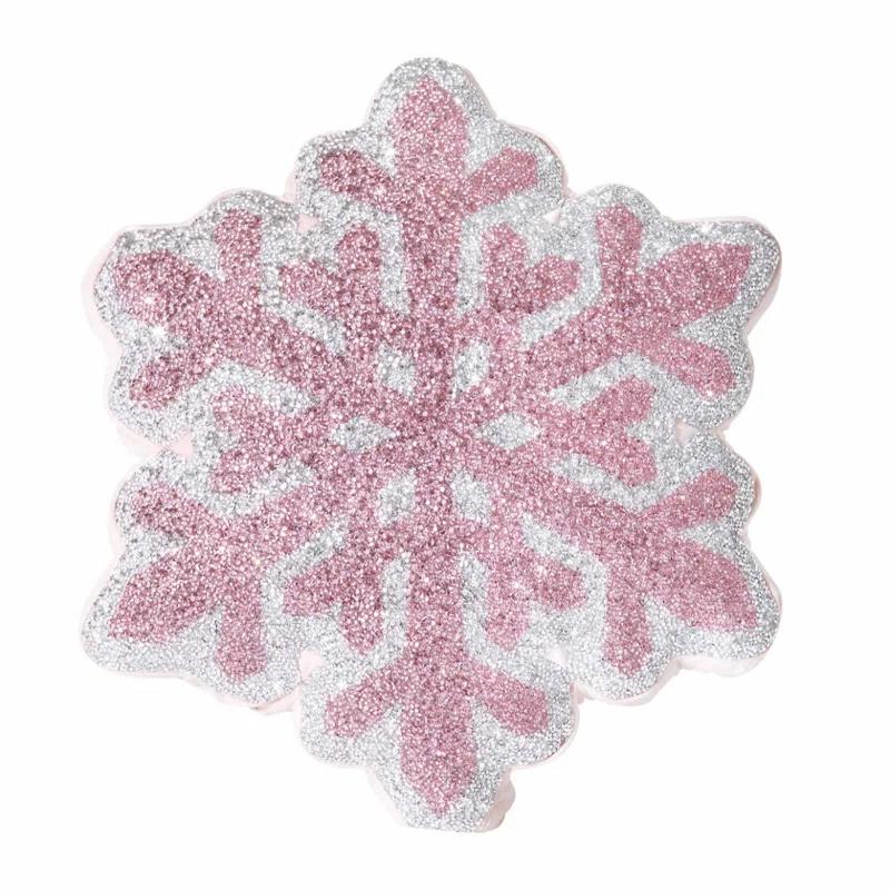 Sparkles Home Luminous Collection Snowflake Throw Pillow