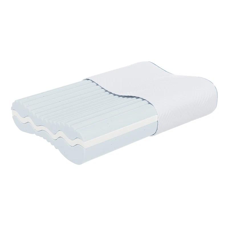 BodiPEDIC Adjustable Contour Memory Foam Bed Pillow