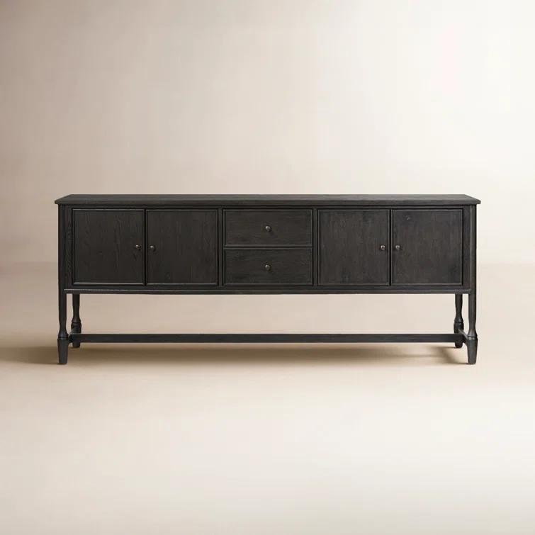Bari Sideboard by Amber Lewis x Four Hands - Smoked Black / 84"W