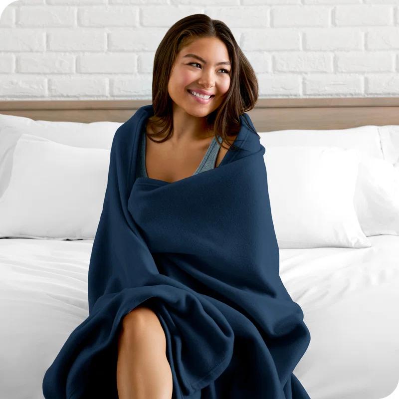 Bare Home Lightweight Polar Fleece Blanket