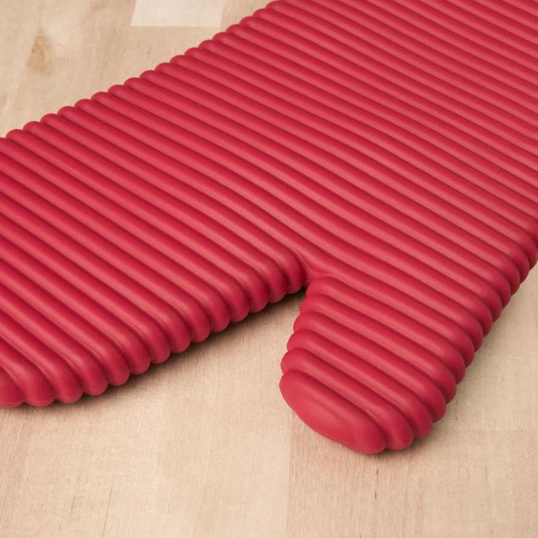KitchenAid® KitchenAid Ribbed Soft Silicone Oven Mitt (Set of 2)