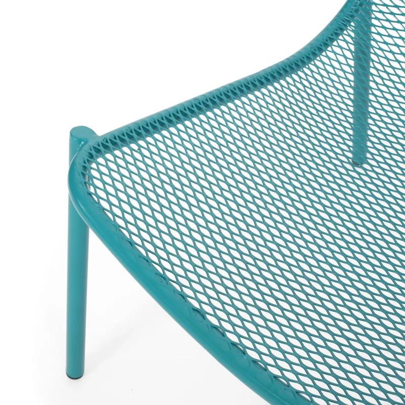 Corrigan Studio® Modern Elegant and Sophisticated Outdoor Dining Chairs (Set of 2)