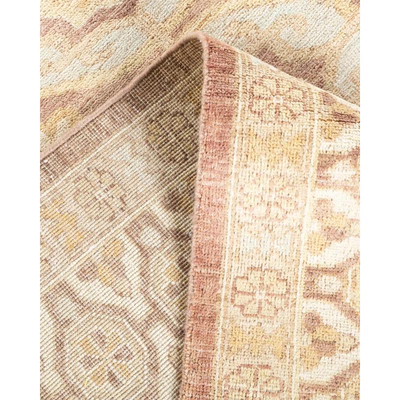 Isabelline Keneshia One-of-a-Kind 8' 0" X 9' 7" 2010s Wool Area Rug in Blue