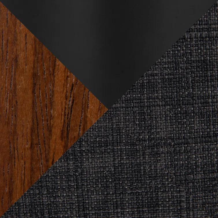 LumiSource Swivel Upholstered Adjustable Height Counter Stool with Metal Frame (Set of 2)