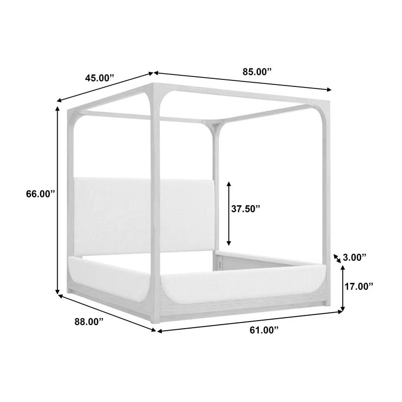 Scott Living Griffith Queen Canopy Bed | Wayfair