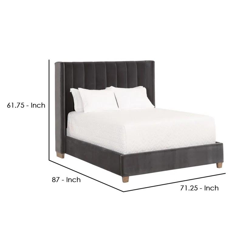 Everly Quinn Taiyab Upholstered Platform Bed