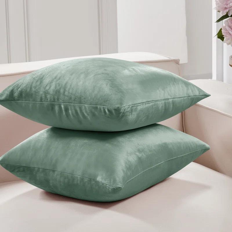 Velvet Reversible Pillow Cover (Set of 2)