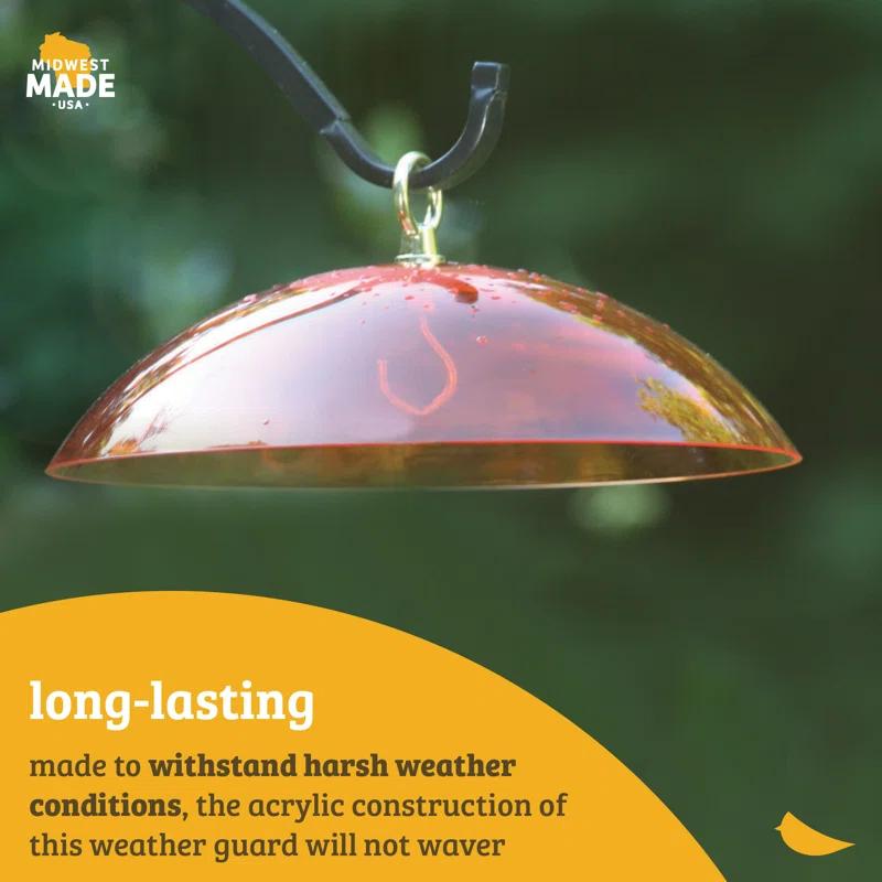 Birds Choice Birds Choice 10" Color Pop Collection Protective Dome Cover for Hanging Bird Feeders