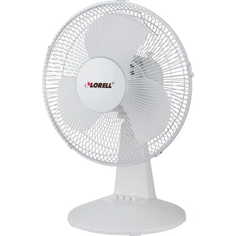 Lorell 12" Oscillating Table Fan
