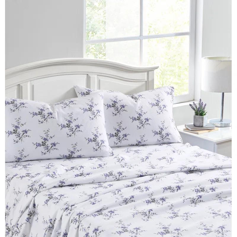 Laura Ashley Laura Ashley Cotton Flannel Cozy Sheet Sets